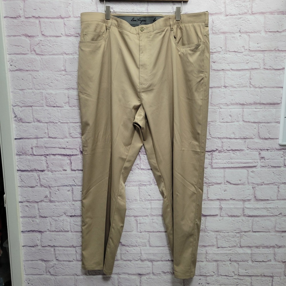 NEW Ben Hogan Golf Pants 46x30 Chinchilla Performance Stretch Minimalist Gorp
